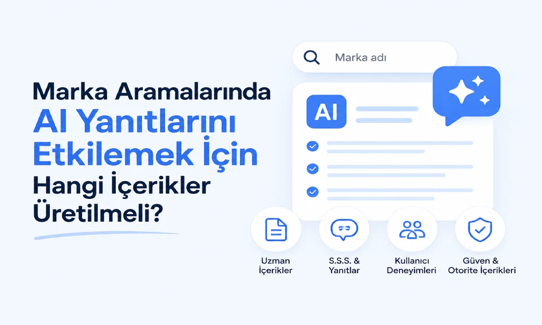 Marka Aramalarında AI Yanıtlarını Etkilemek İçin Hangi İçerikler Üretilmeli?